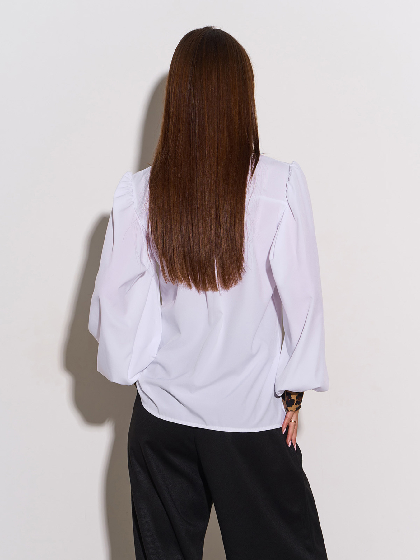 Рубашка повседневная ISSA Plus SA-664 модель SA-664_белый Фото