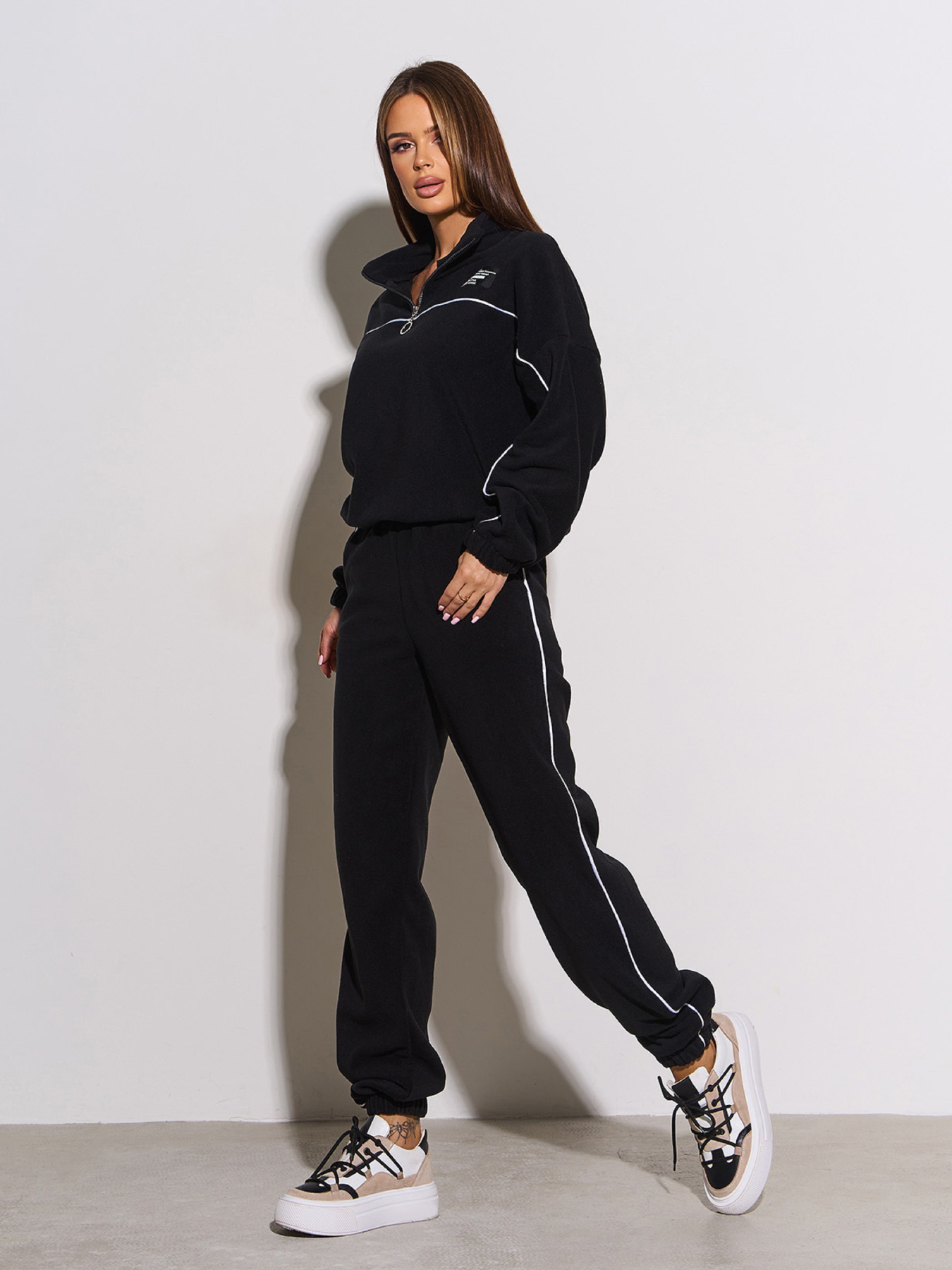 Спортивный костюм ISSA Plus модель SA-668_черный Фото