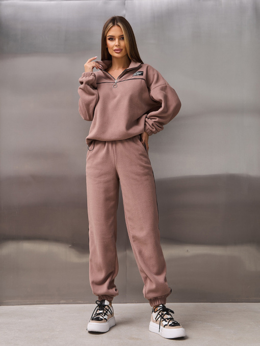 Спортивный костюм ISSA Plus модель SA-668_бежевый Фото