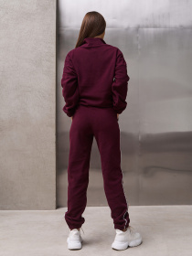 Спортивный костюм ISSA Plus модель SA-668_бордовый Фото