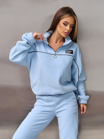 Спортивный костюм ISSA Plus модель SA-668_голубой Фото