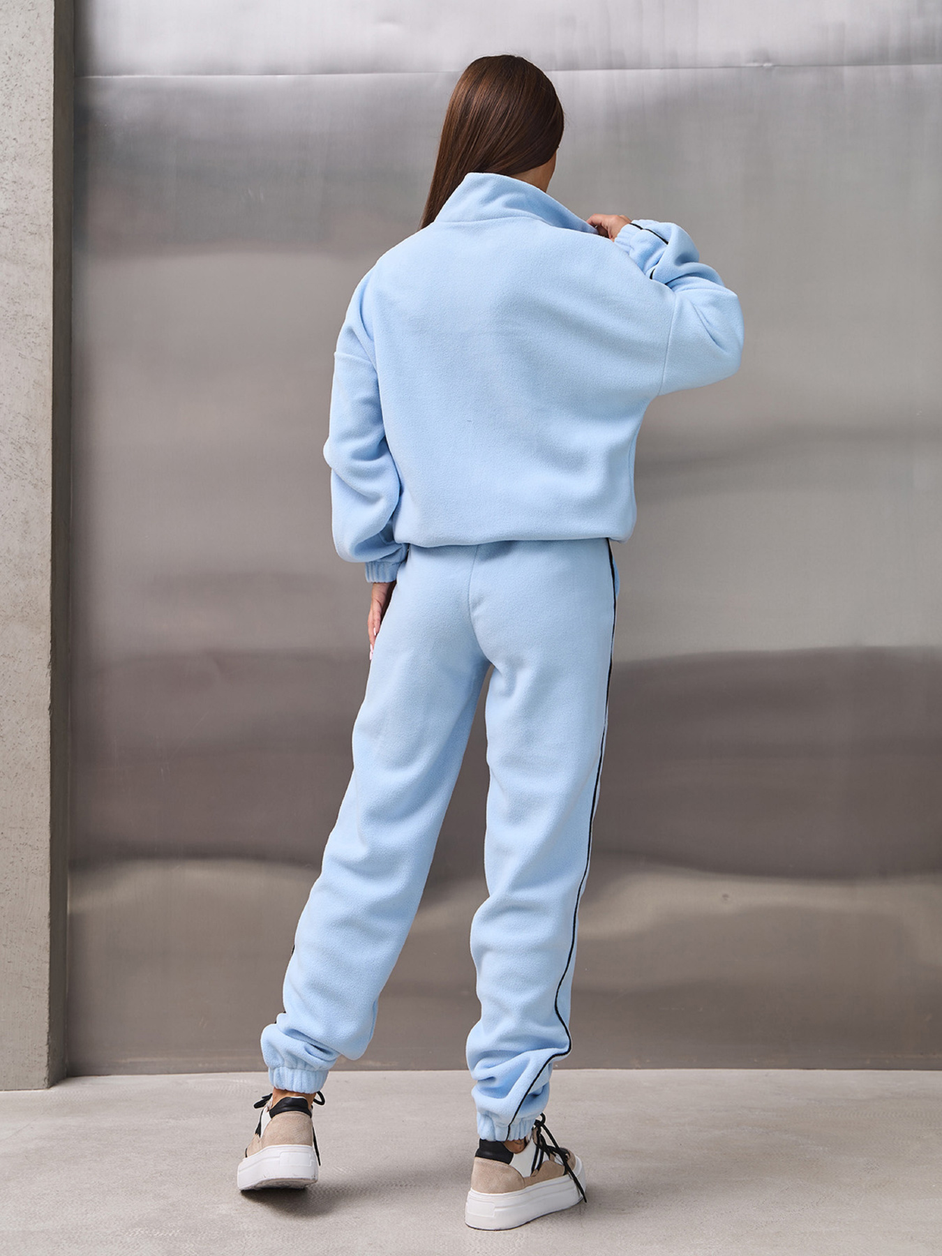 Спортивный костюм ISSA Plus модель SA-668_голубой Фото
