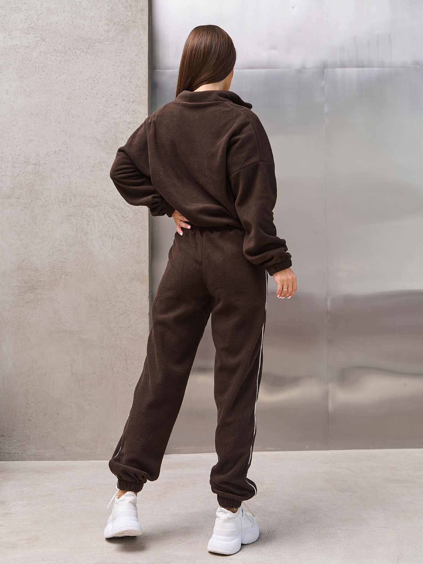 Спортивный костюм ISSA Plus модель SA-668_коричневый Фото