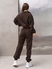 Спортивный костюм ISSA Plus модель SA-668_коричневый Фото