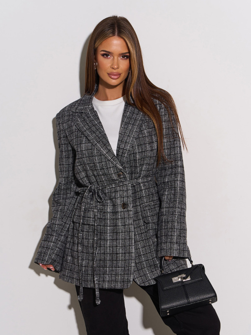 Блейзер ISSA Plus модель SA-672_серый Фото