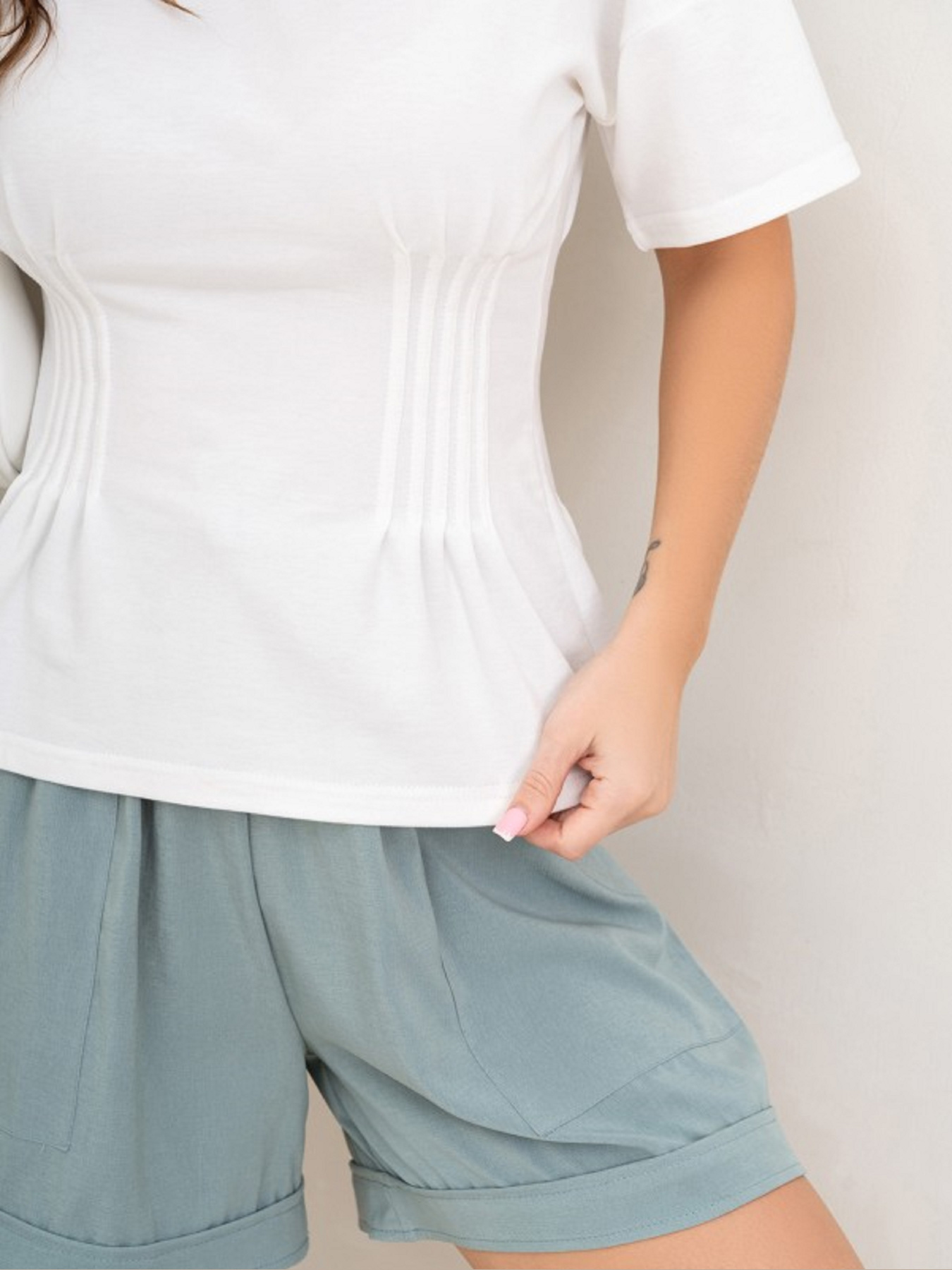 Футболка ISSA Plus модель 14010_белый Фото