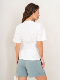 Футболка ISSA Plus модель 14010_белый Фото