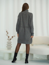 Платье мини ISSA Plus модель WN19-98_темно_серый Фото