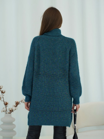 Платье мини ISSA Plus модель WN19-98_темно-зеленый Фото