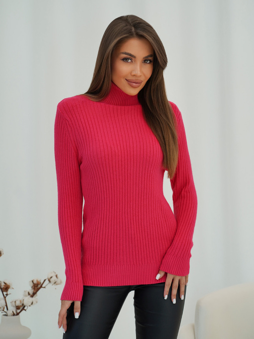 Водолазка ISSA Plus модель WN20-575_малиновый Фото