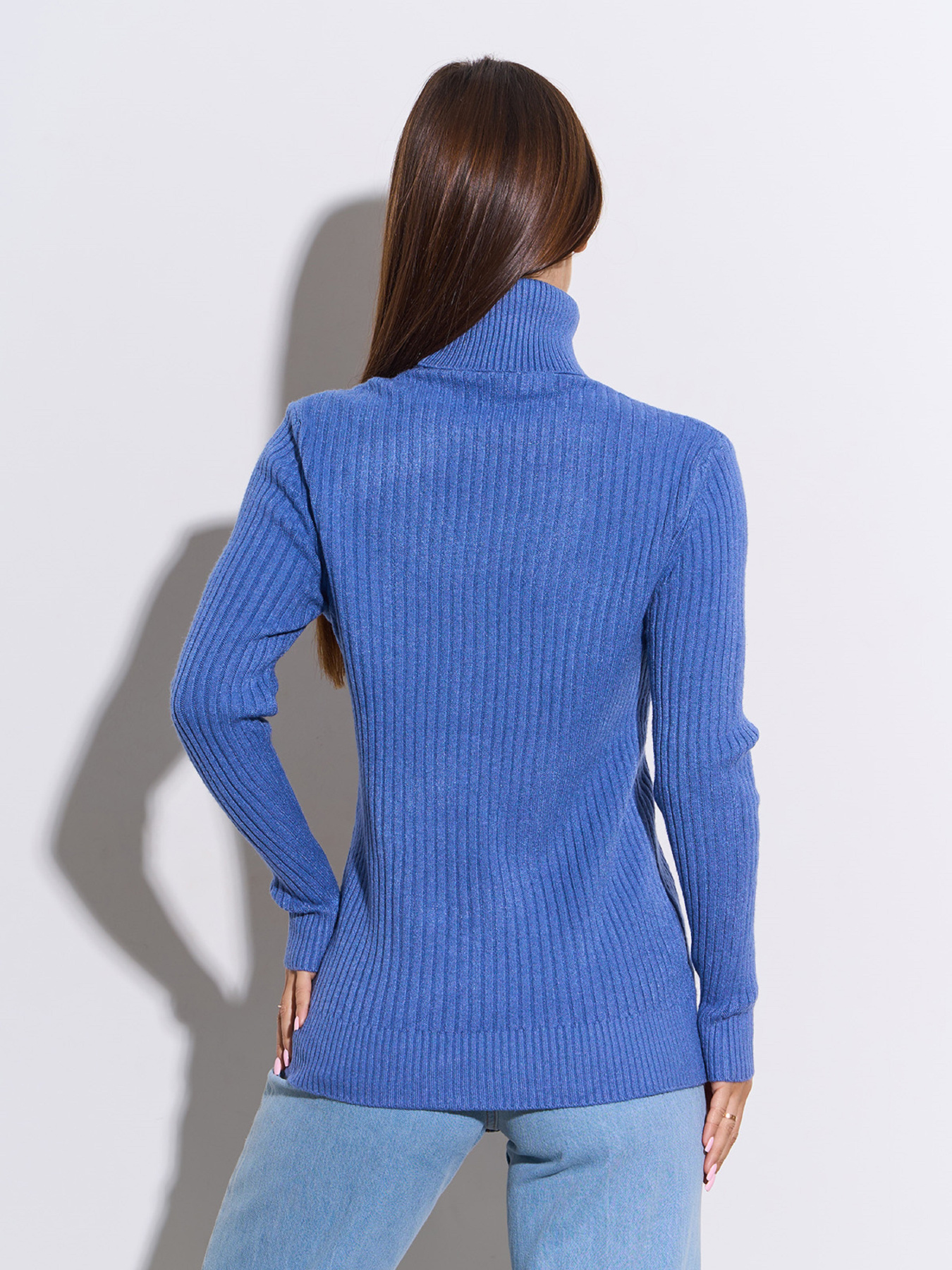 Водолазка ISSA Plus модель WN20-575_светло_синий Водолазка ISSA Plus модель WN20-575_светло_синий Фото