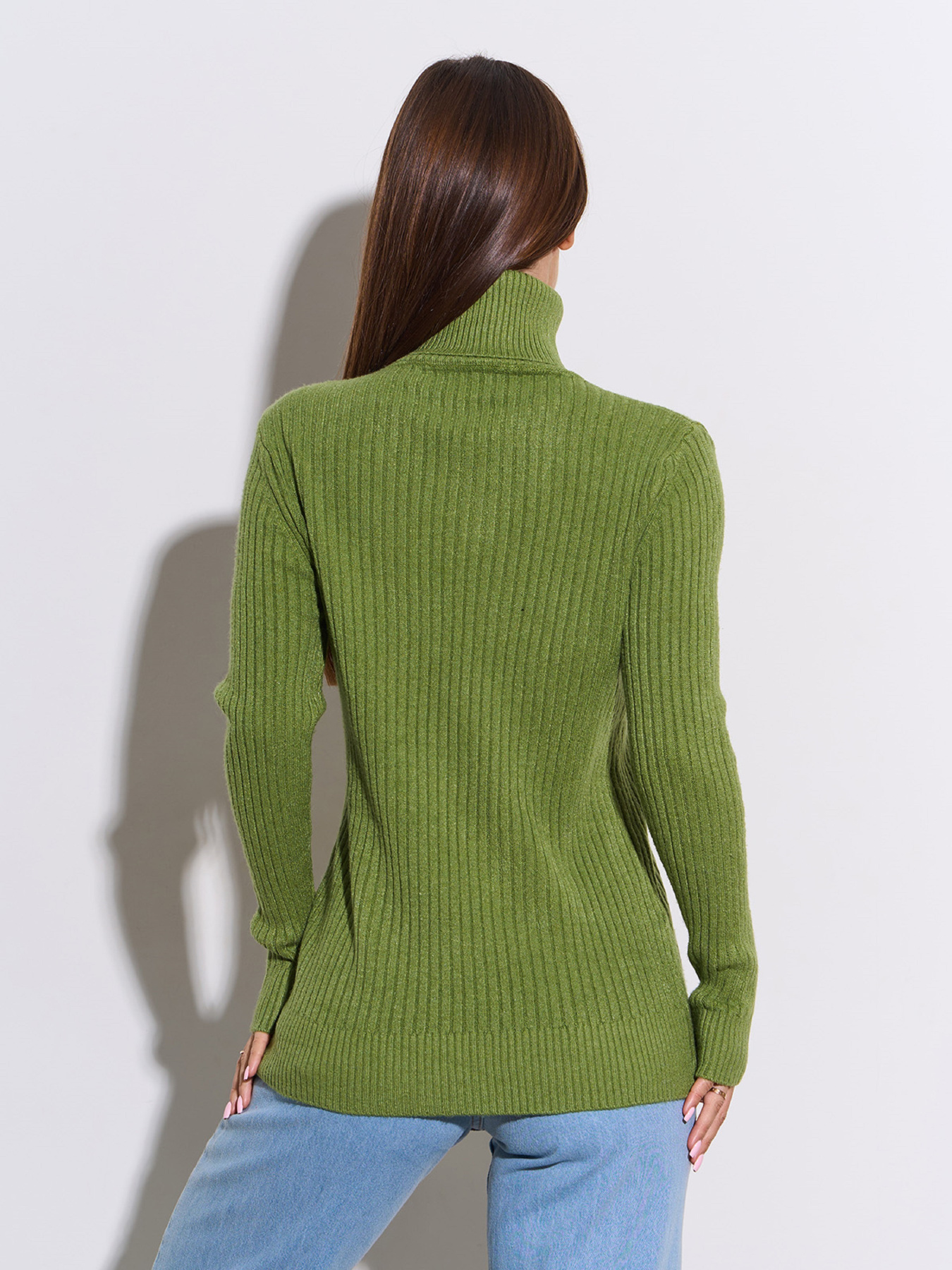 Водолазка ISSA Plus модель WN20-575_зеленый Фото