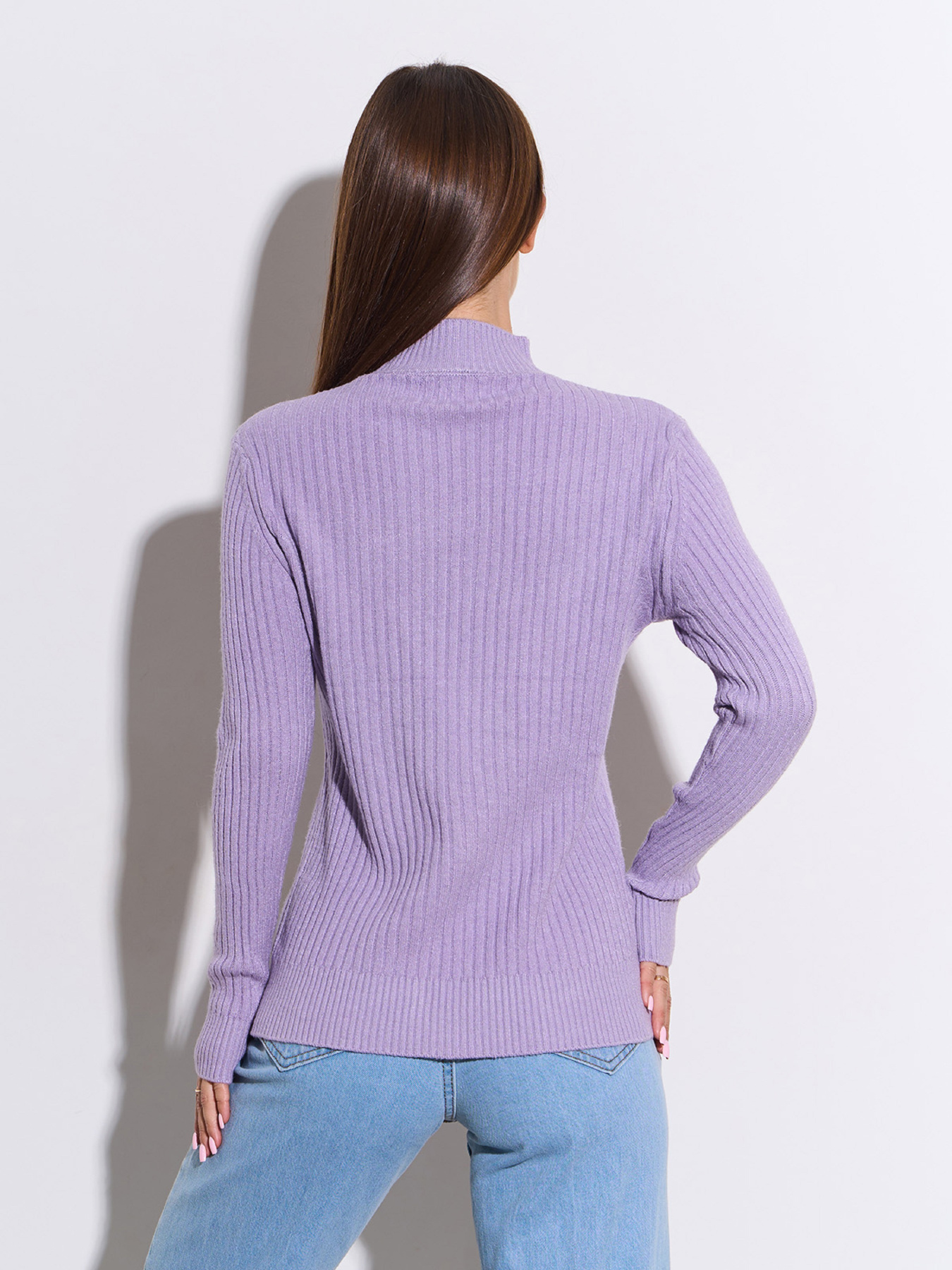 Водолазка ISSA Plus модель WN20-583_светло_сиреневый Фото