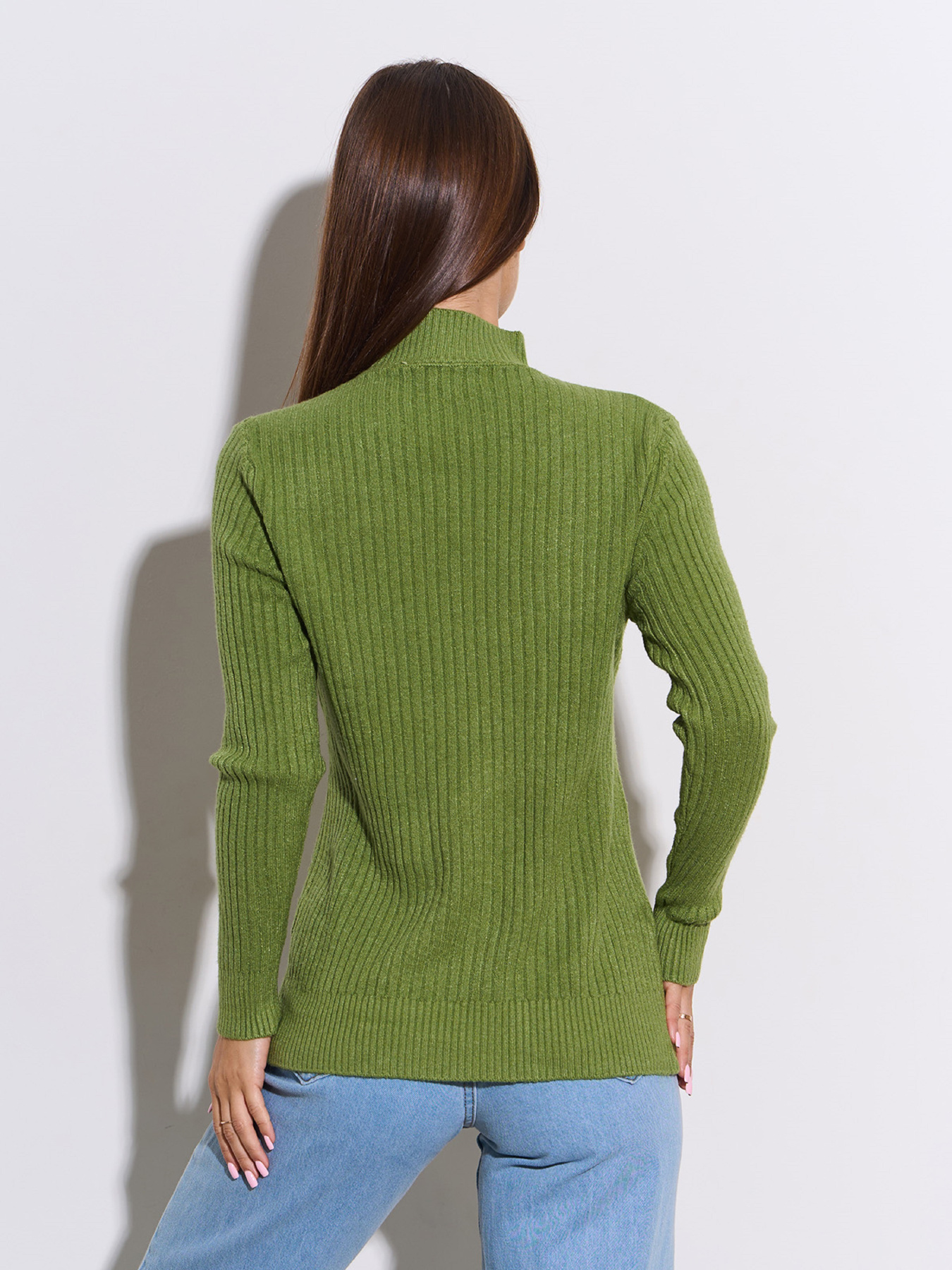 Водолазка ISSA Plus модель WN20-583_зеленый Водолазка ISSA Plus модель WN20-583_зеленый Фото