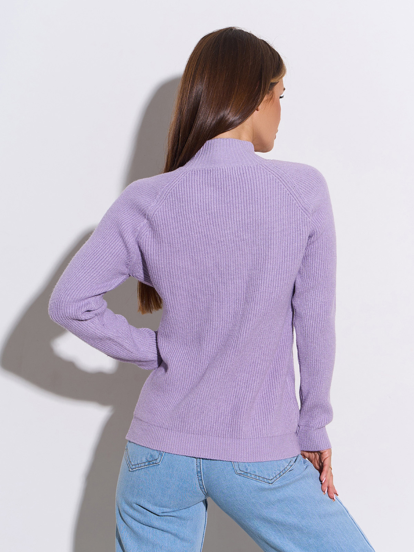 Водолазка ISSA Plus модель WN20-48_светло_сиреневый Водолазка ISSA Plus модель WN20-48_светло_сиреневый Фото