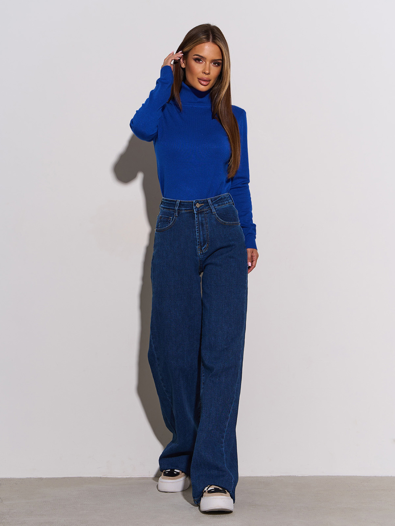 Водолазка ISSA Plus модель WN19-99_электрик Фото