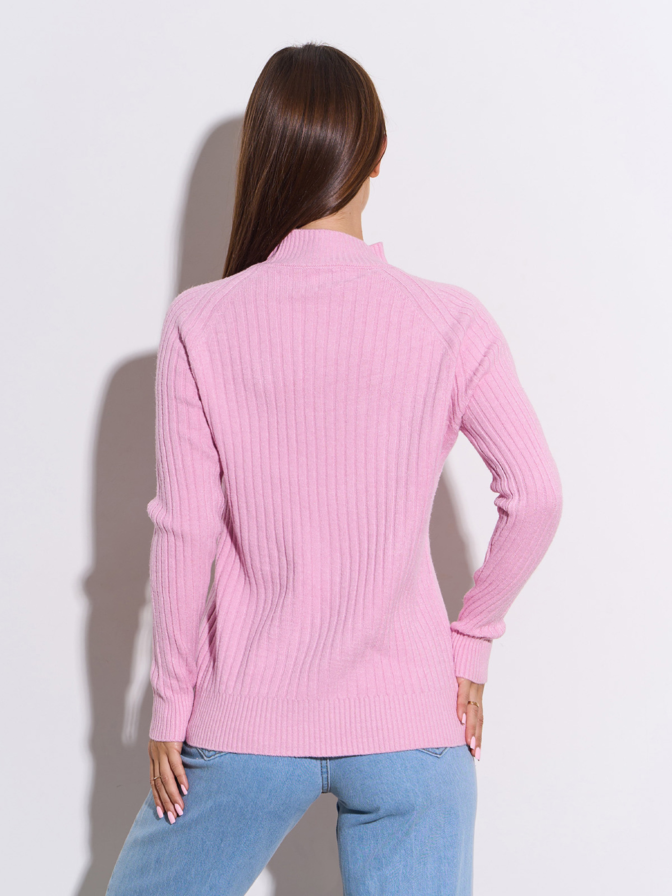 Джемпер ISSA Plus модель WN20-576_светло_розовый Фото