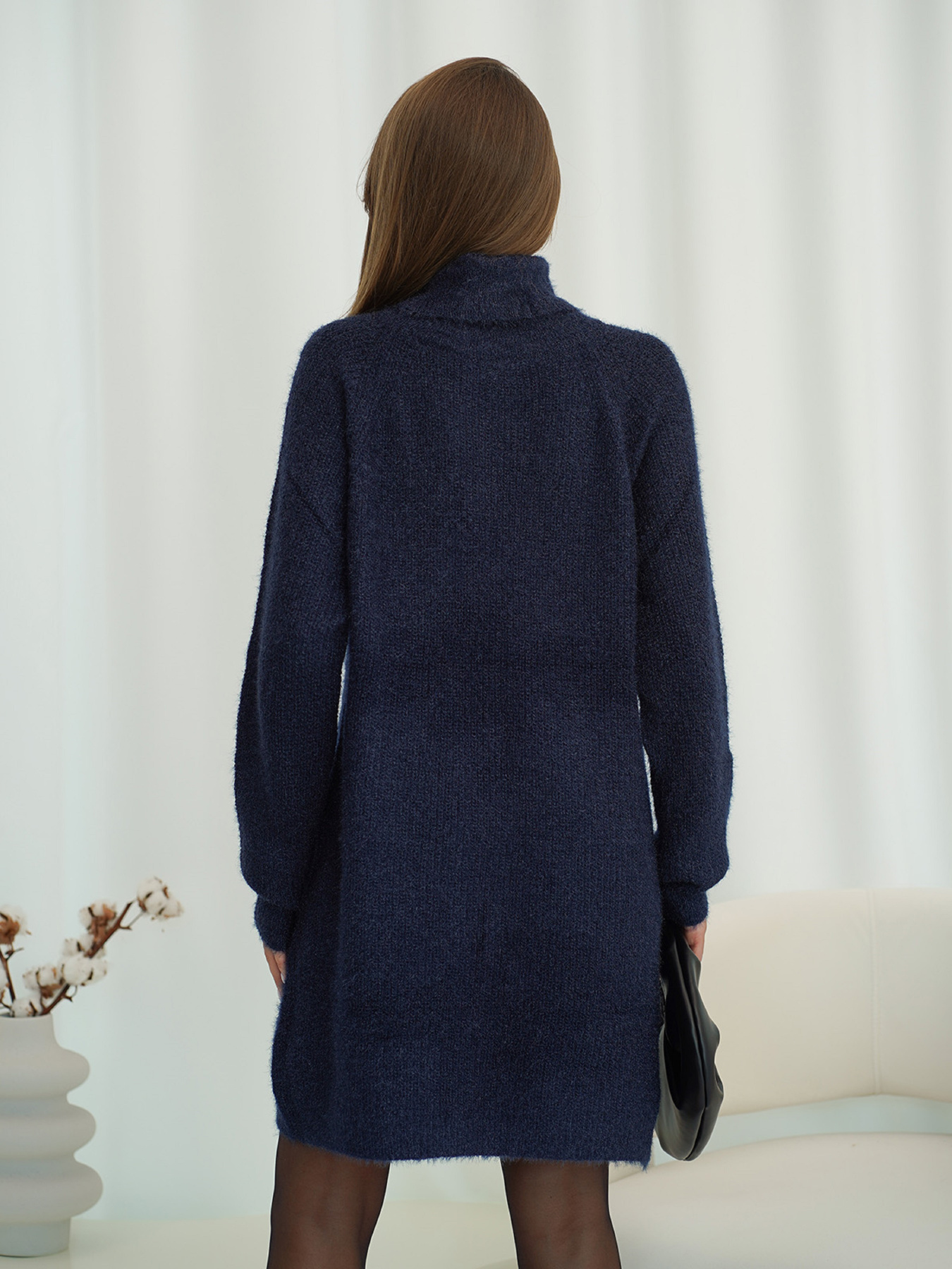 Туника ISSA Plus модель WN19-110_темно_синий Фото