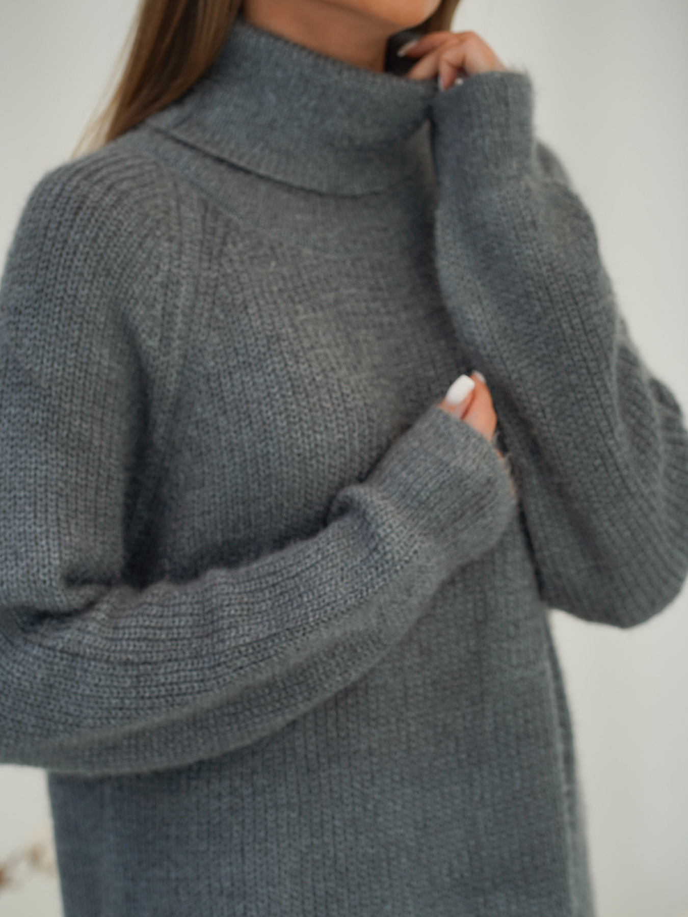 Туника ISSA Plus модель WN19-110_темно_серый Фото