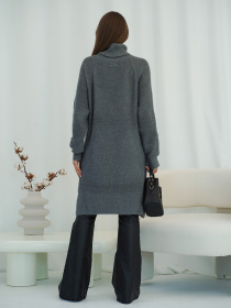 Туника ISSA Plus модель WN19-110_темно_серый Фото