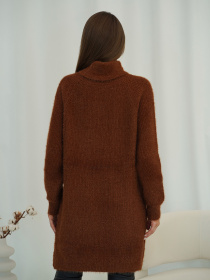 Туника ISSA Plus модель WN19-110_коричневый Фото