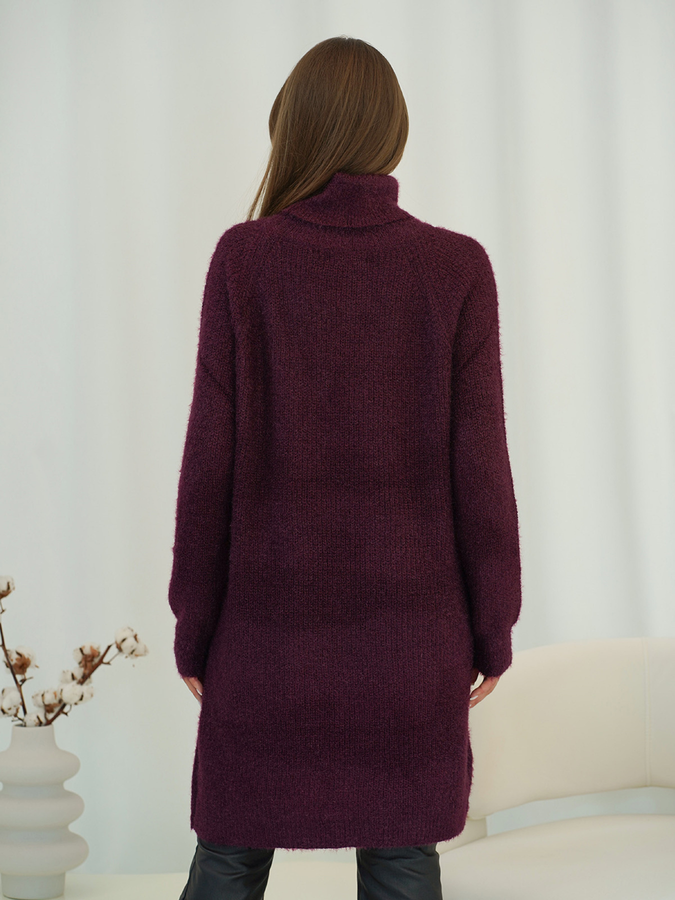 Туника ISSA Plus модель WN19-110_фиолетовый Фото