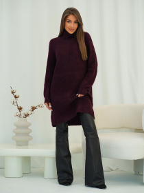 Туника ISSA Plus модель WN19-110_фиолетовый Туника ISSA Plus модель WN19-110_фиолетовый Фото