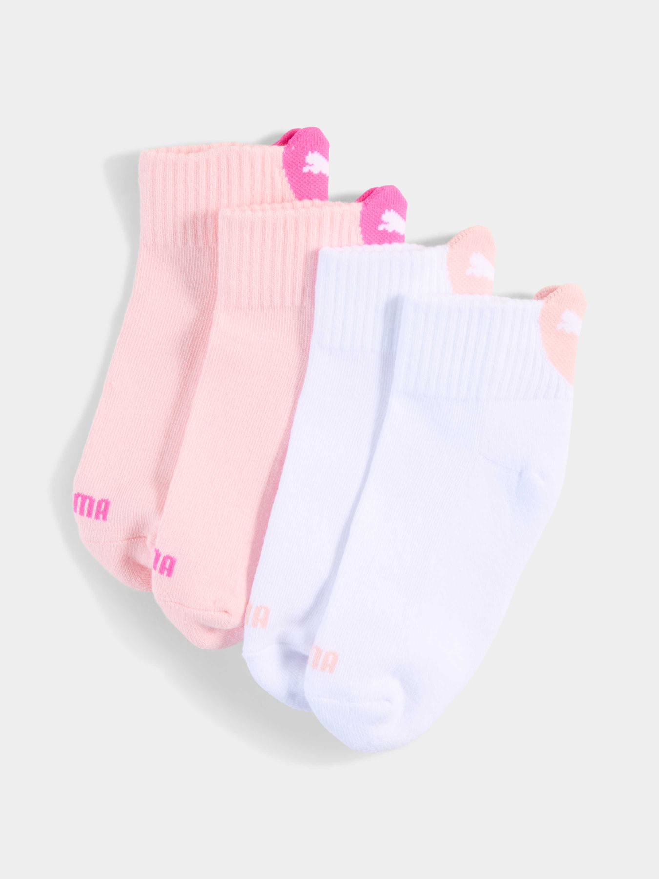 Набор носков PUMA Kids Heart Logo Quarter модель 938652 Фото