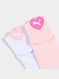 Набор носков PUMA Kids Heart Logo Quarter модель 938652 Набор носков PUMA Kids Heart Logo Quarter модель 938652 Фото