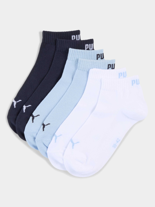 Набор носков PUMA Unisex Quarter Plain 3p модель 938589 Фото