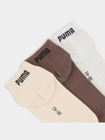 Набор носков PUMA Unisex Quarter Plain 3p модель 938589 Фото