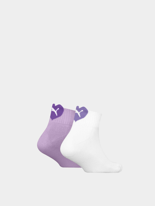 Набор носков PUMA Kids Heart Logo Quarter модель 938652 Фото