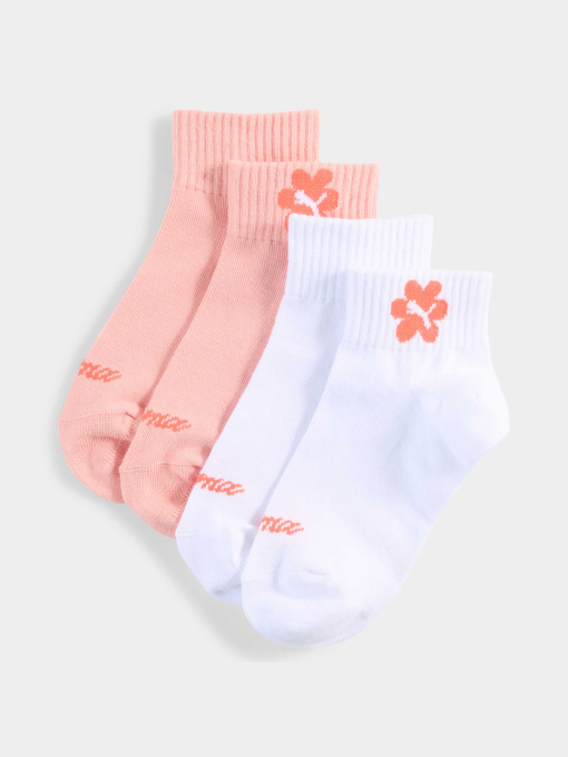 Набор носков PUMA Kids Flower Quarter 2p модель 938647 Фото