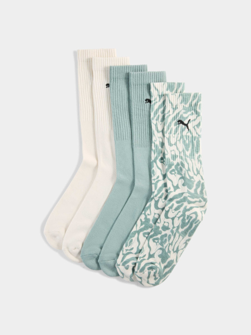 Набор носков PUMA Unisex Printed Crew 3p модель 938641 Фото