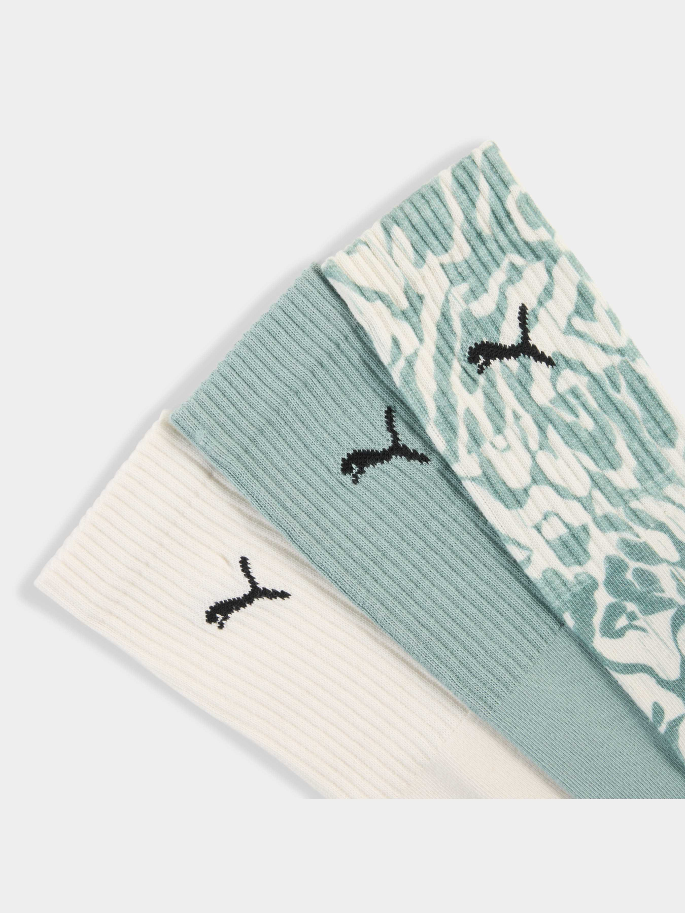 Набор носков PUMA Unisex Printed Crew 3p модель 938641 Фото