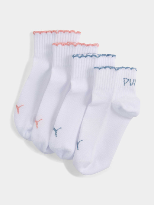 Набір шкарпеток PUMA Girls Scallop Edge Quar Модель 947235 Фото