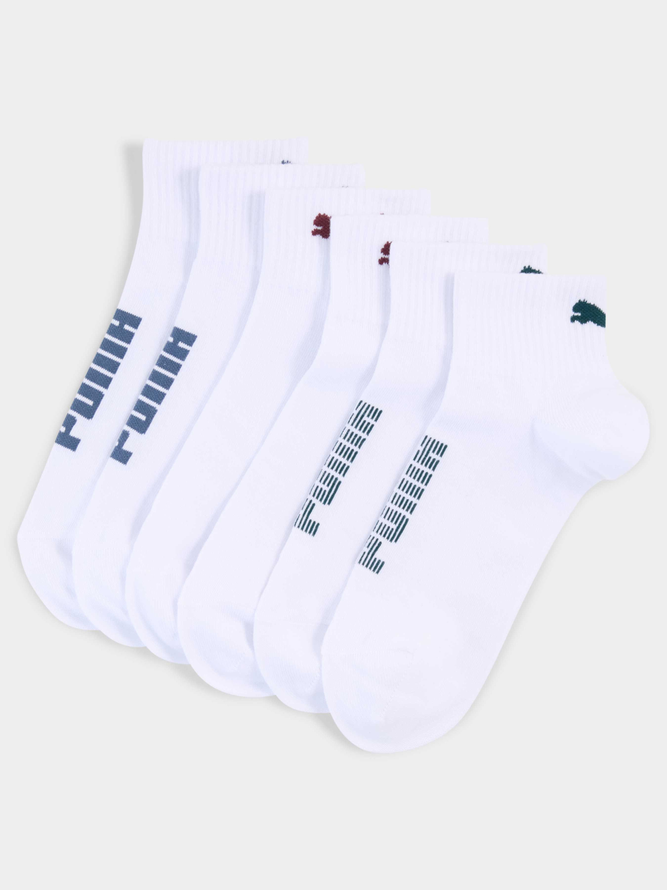 Набір шкарпеток PUMA Unisex Rib Logo Quarter модель 947218 Фото