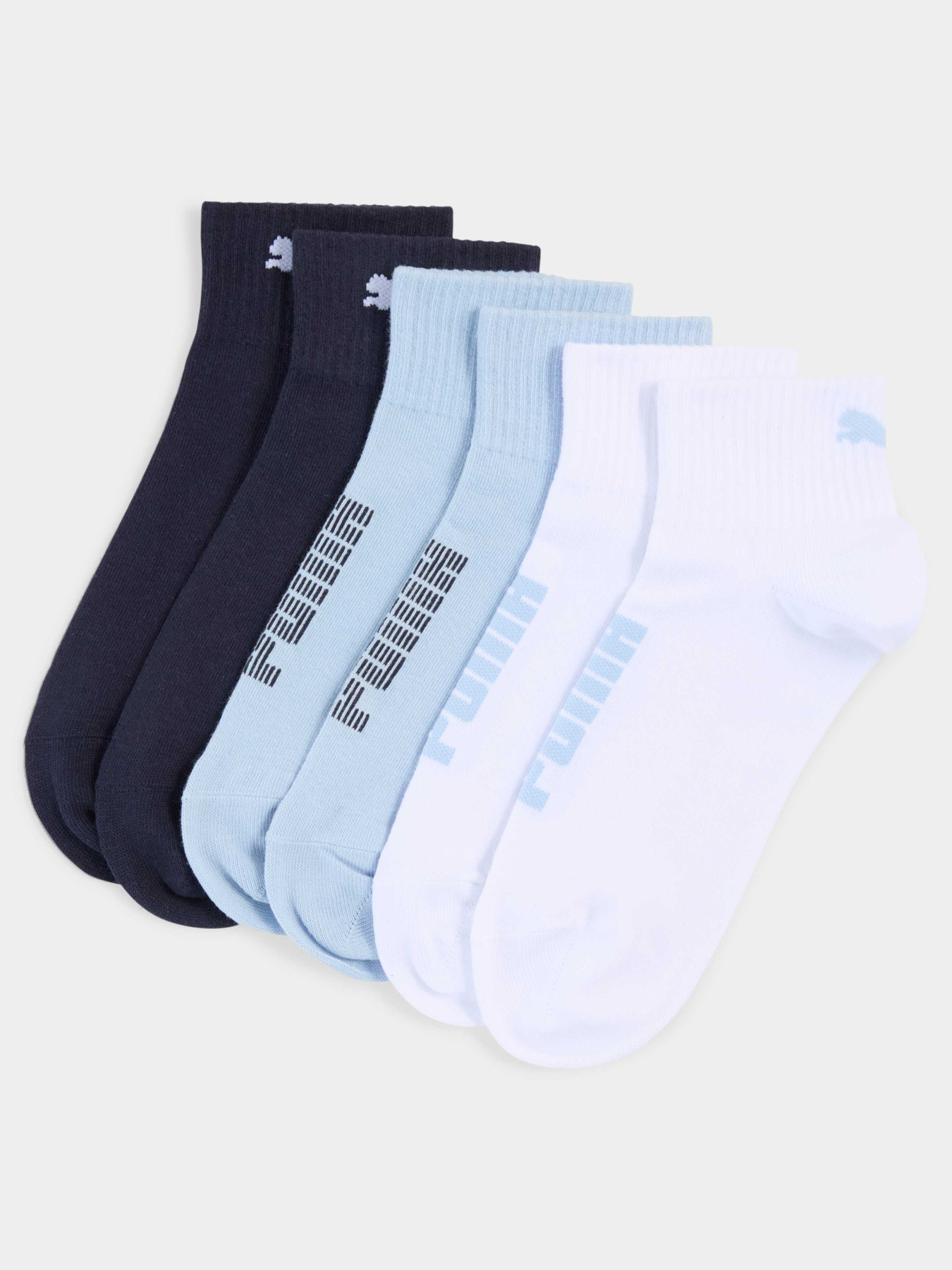 Набір шкарпеток PUMA Unisex Rib Logo Quarter модель 947218 Фото