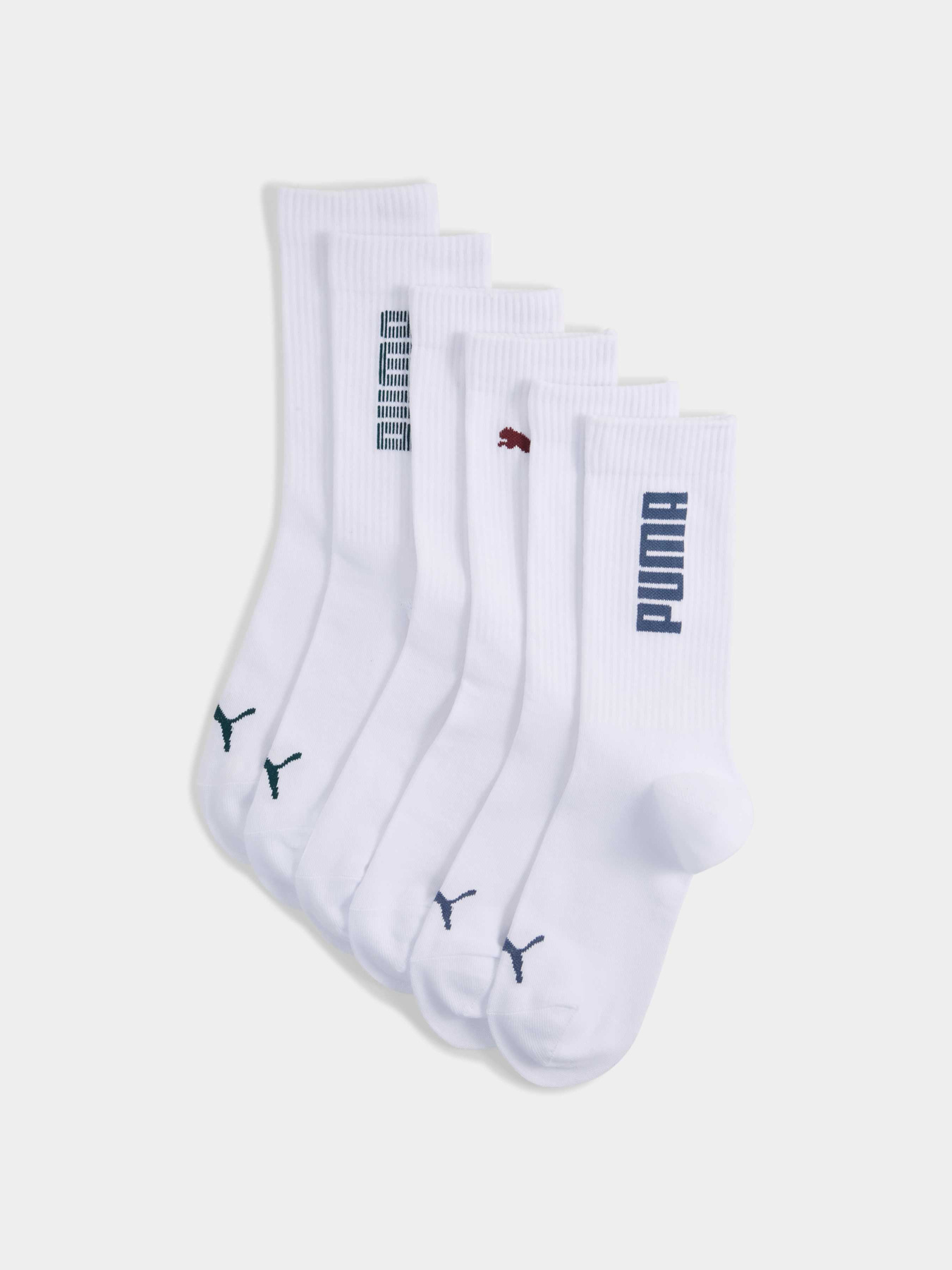 Набір шкарпеток PUMA Unisex Rib Logo Crew So модель 947220 Фото