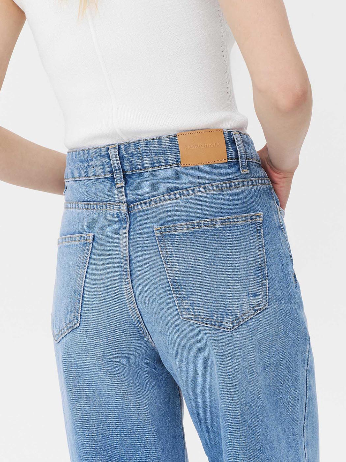 Широкие джинсы FASHIONISTA модель FS5201 Фото