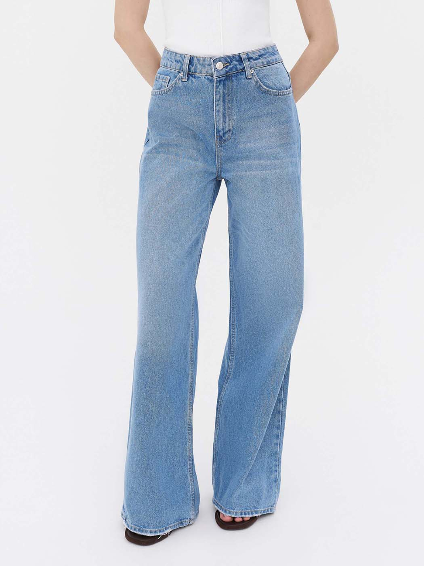 Широкие джинсы FASHIONISTA модель FS5201 Фото