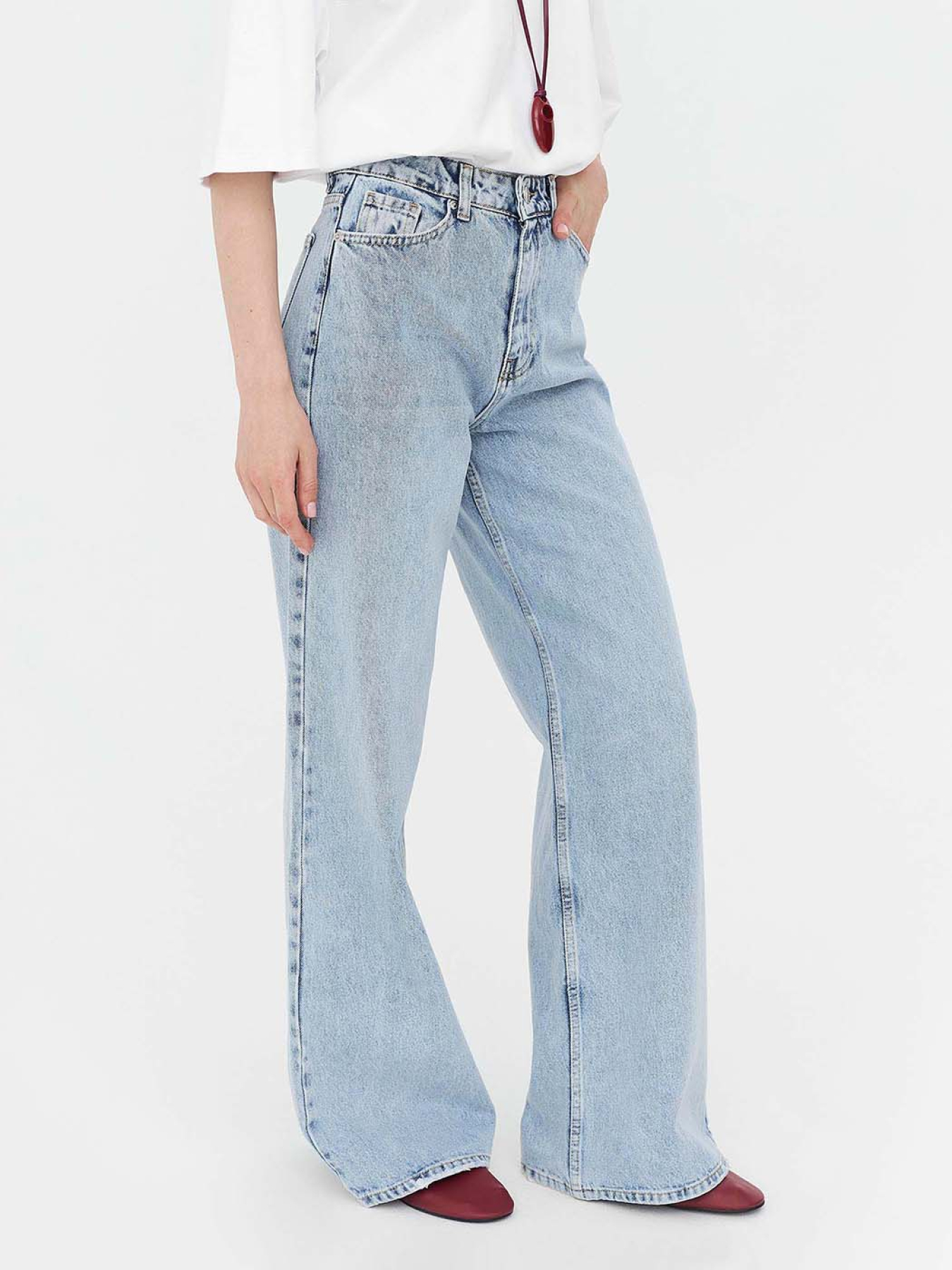 Широкие джинсы FASHIONISTA модель FS5201 Фото