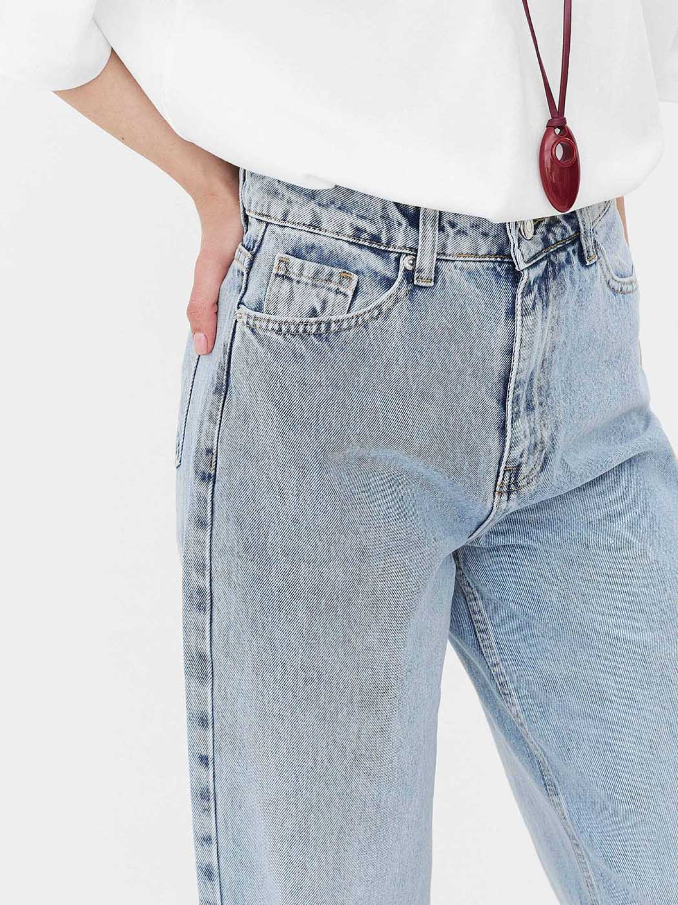 Широкие джинсы FASHIONISTA модель FS5201 Фото