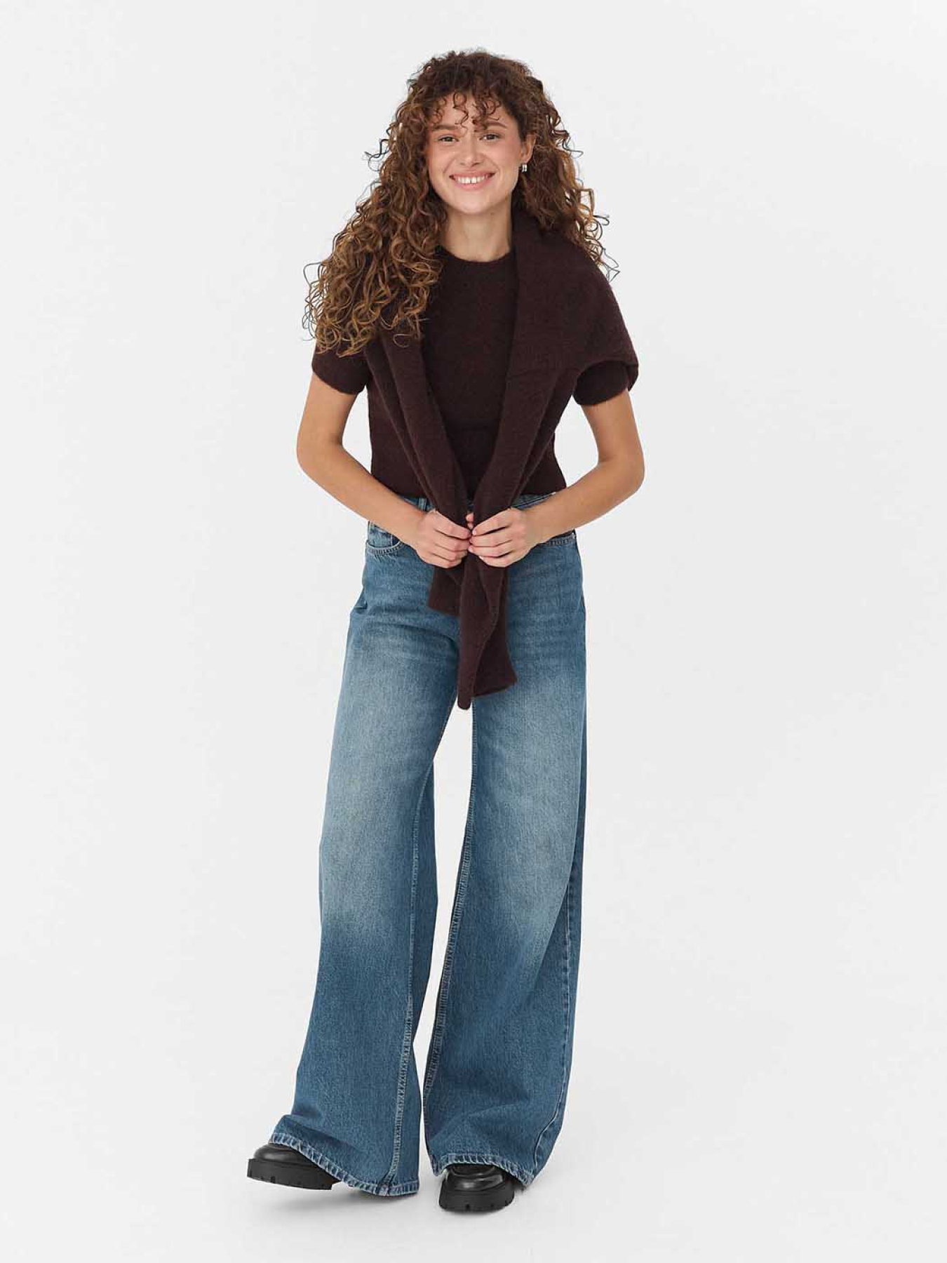 Широкие джинсы FASHIONISTA модель FS5996 Фото