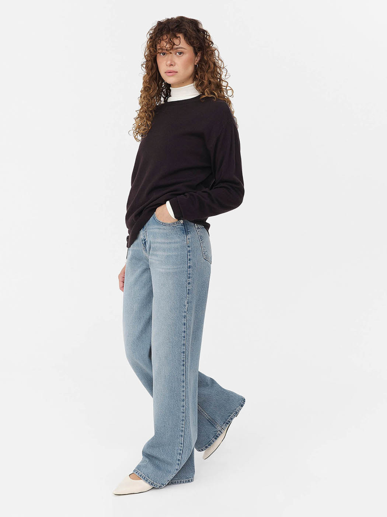 Широкие джинсы FASHIONISTA модель FS5993 Фото