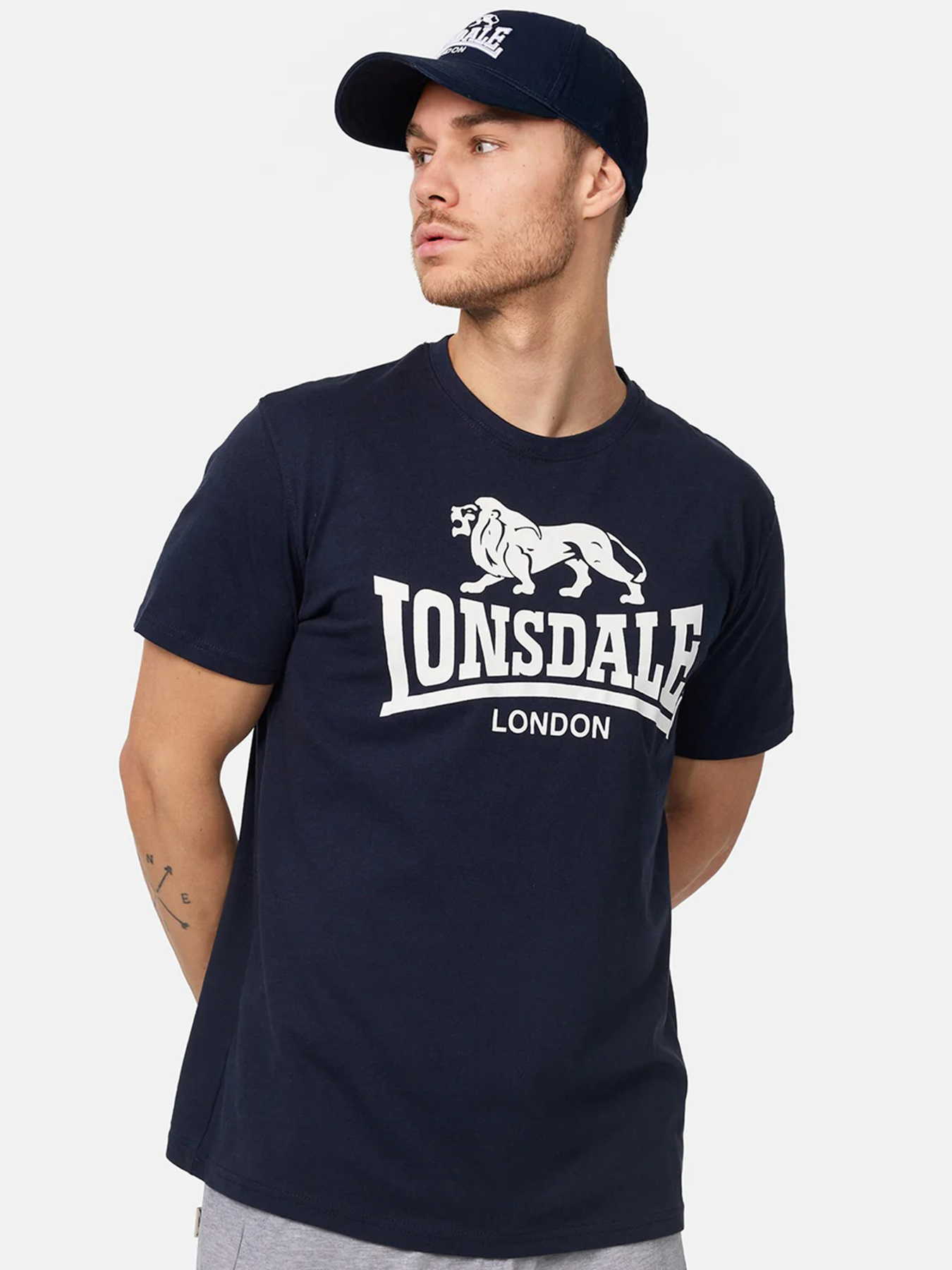 Футболка Lonsdale Logo модель 119083 Фото