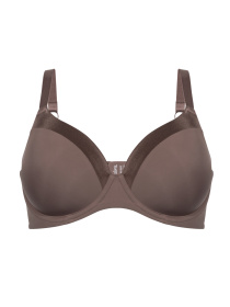 Бюстгальтер Brabrabra Кольоровий комфорт модель SLZ24201238_dark-brown Фото