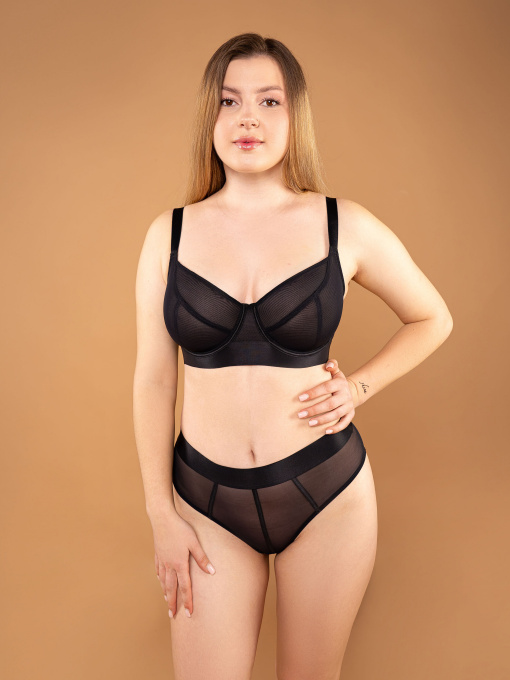 Бюстгальтер Brabrabra Сексі комфорт модель SLZ27301011_black Фото