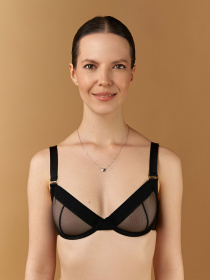 Бюстгальтер Brabrabra Самодостатня модель SLZ27901040_black Фото