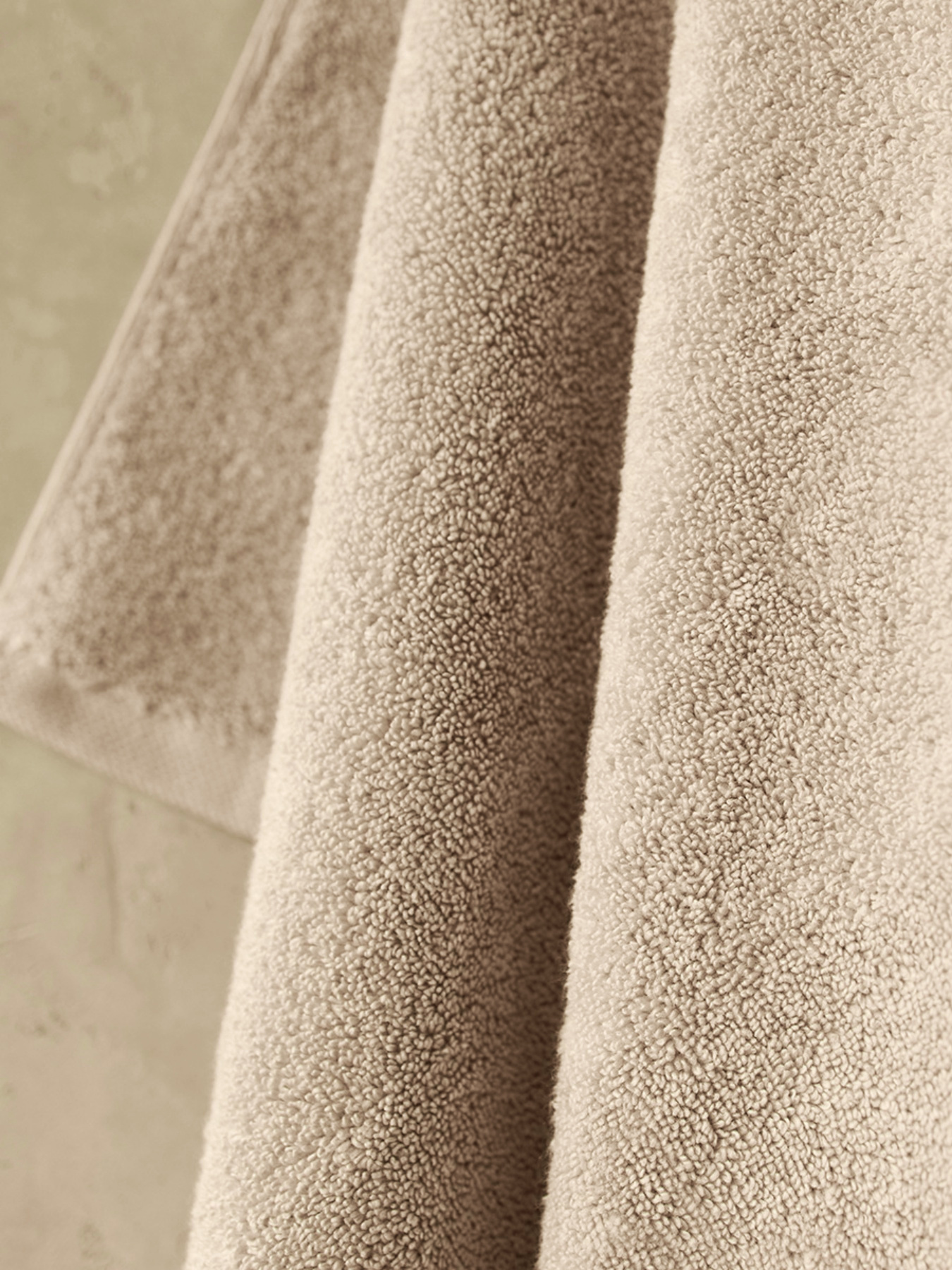 Полотенце из натурального хлопка "Нежность" бежевое MBM HOME модель BT-11 BEIGE Фото